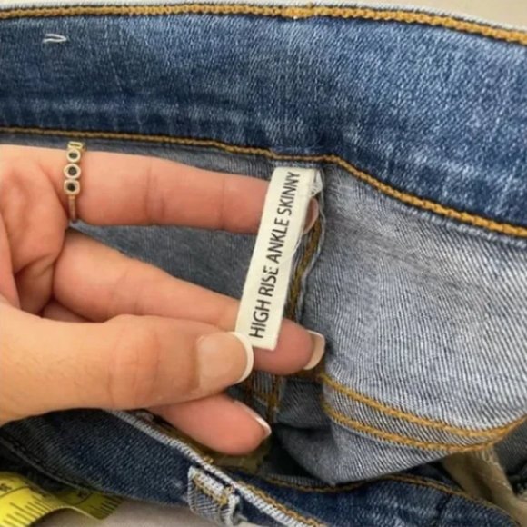 Rag & Bone High‑Waist Ankle Skinny Jeans Size 29 – Levee Wash - Picture 10 of 11